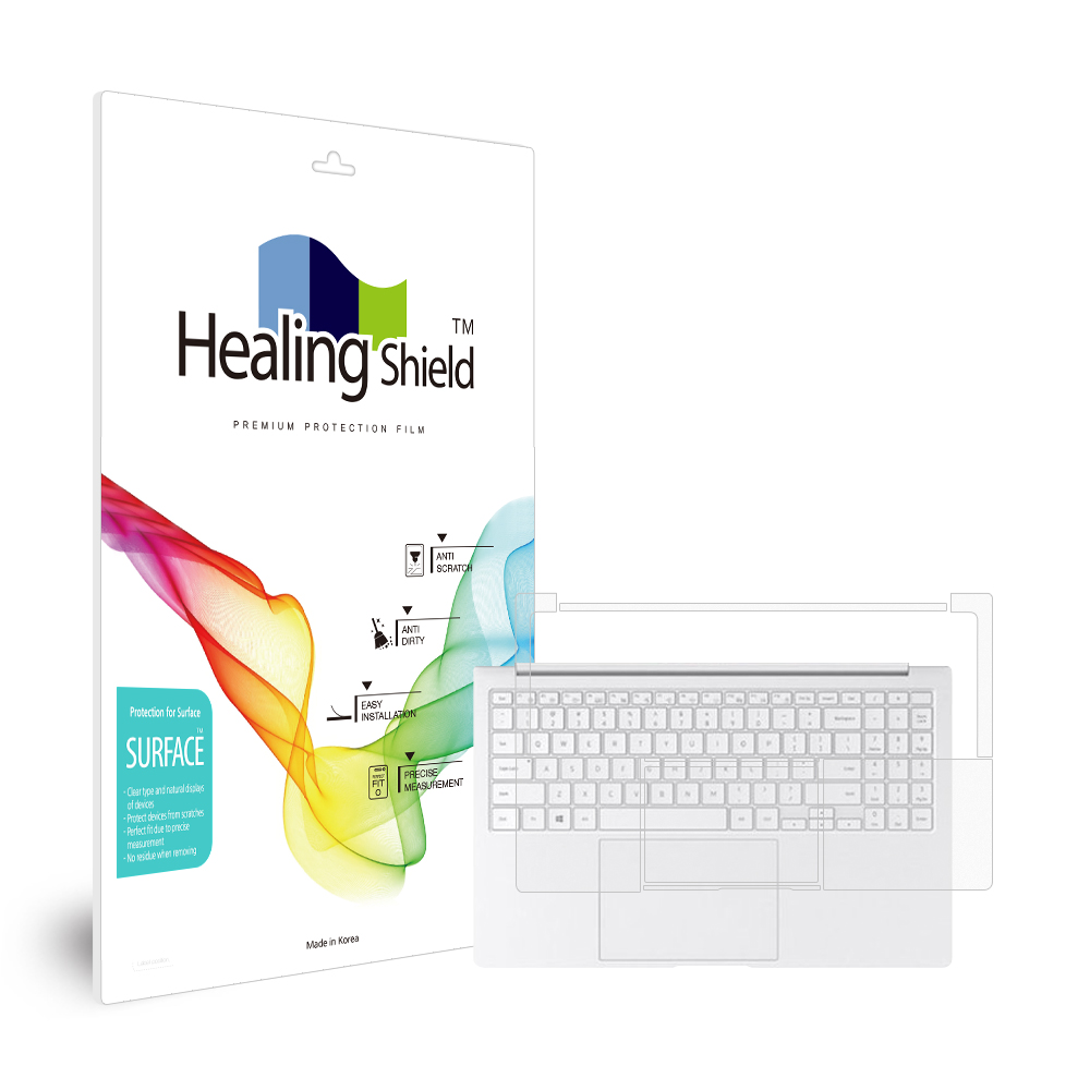 삼성 갤럭시북 프로 15인치 NT950XDBY 무광 외부보호필름 팜레스트터치패드 2매 - 상품 이미지