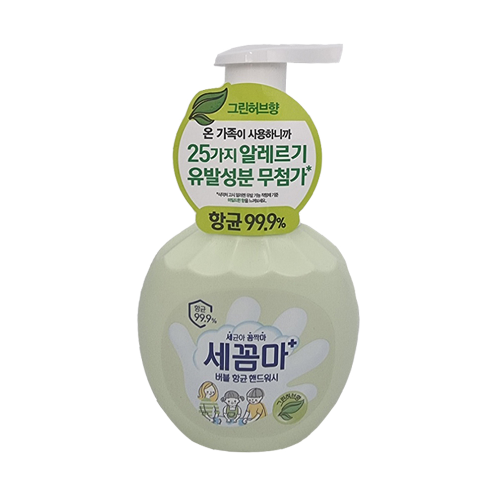 온더바디 세꼼마 버블 항균 핸드워시 그린허브향 리필 200ml - 상세 이미지 2