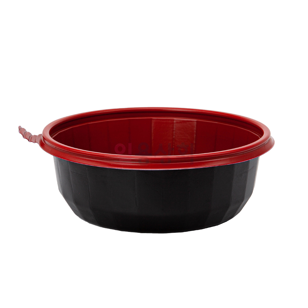 면용기 냉면용기 JB 056 185파이 1050ml 300세트 투톤 면기 포장 배달 탕 찌게 : 일용상회