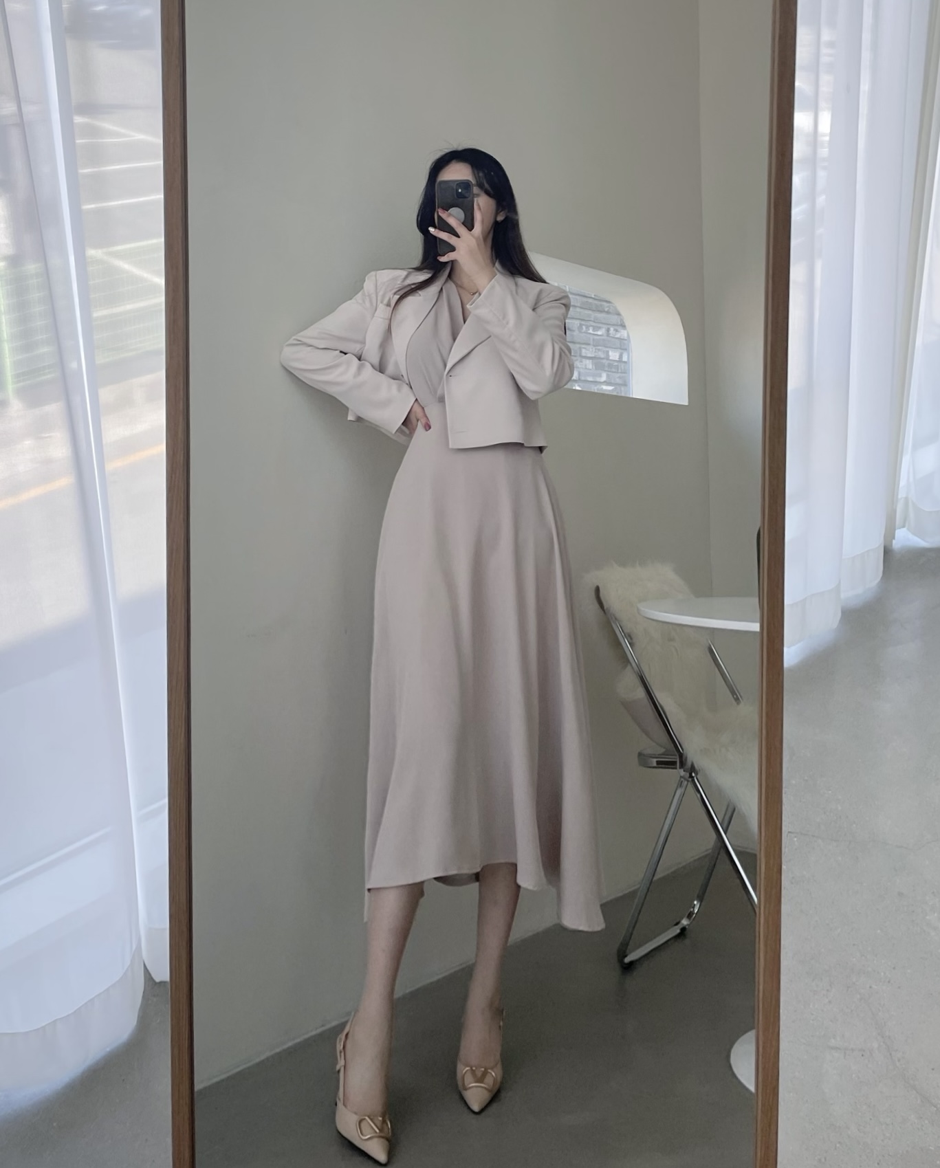 [고급스러움 / 만능템] 8cm 브이 골드메탈 슬링백힐 3color 상세 이미지 62