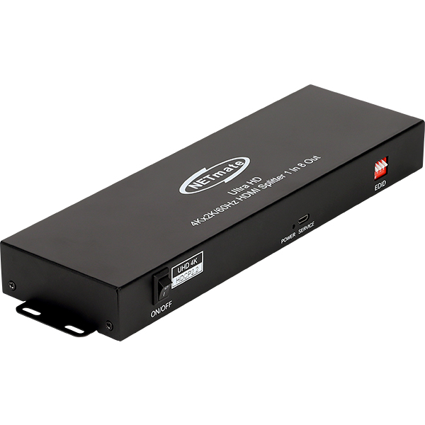 강원전자 넷메이트 4K 60Hz HDMI 2.0 1:8 분배기 NM-CTP05 - 상세 이미지 2
