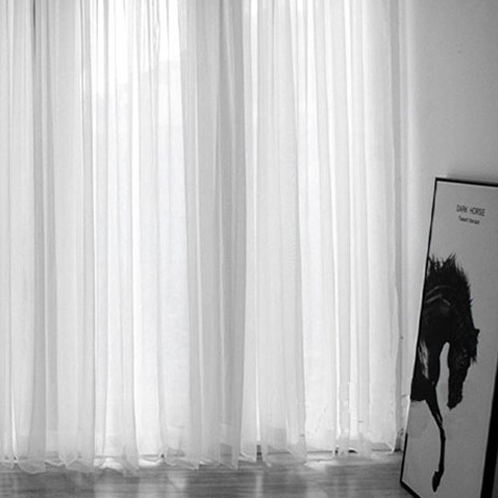 아파트거실커텐 침실커튼 쉬폰 감성커튼