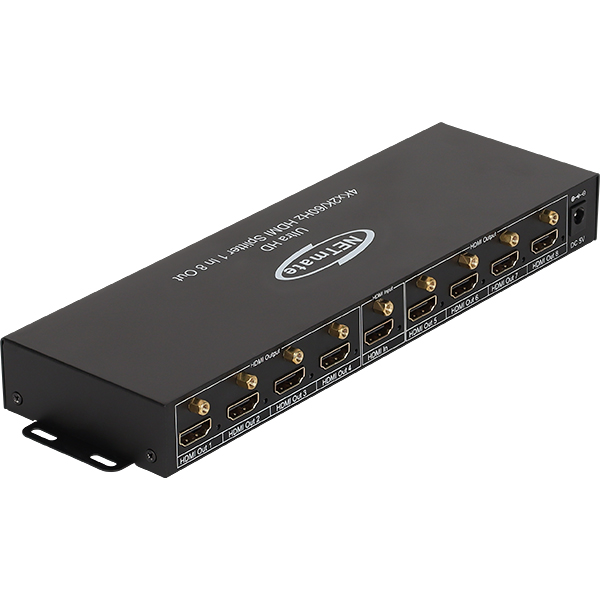 강원전자 넷메이트 4K 60Hz HDMI 2.0 1:8 분배기 NM-CTP05 - 상세 이미지 3