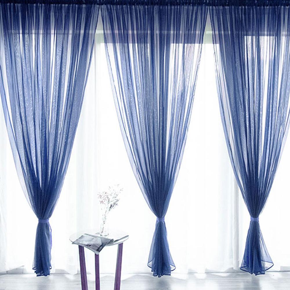 아파트거실커텐 침실커튼 쉬폰 감성커튼