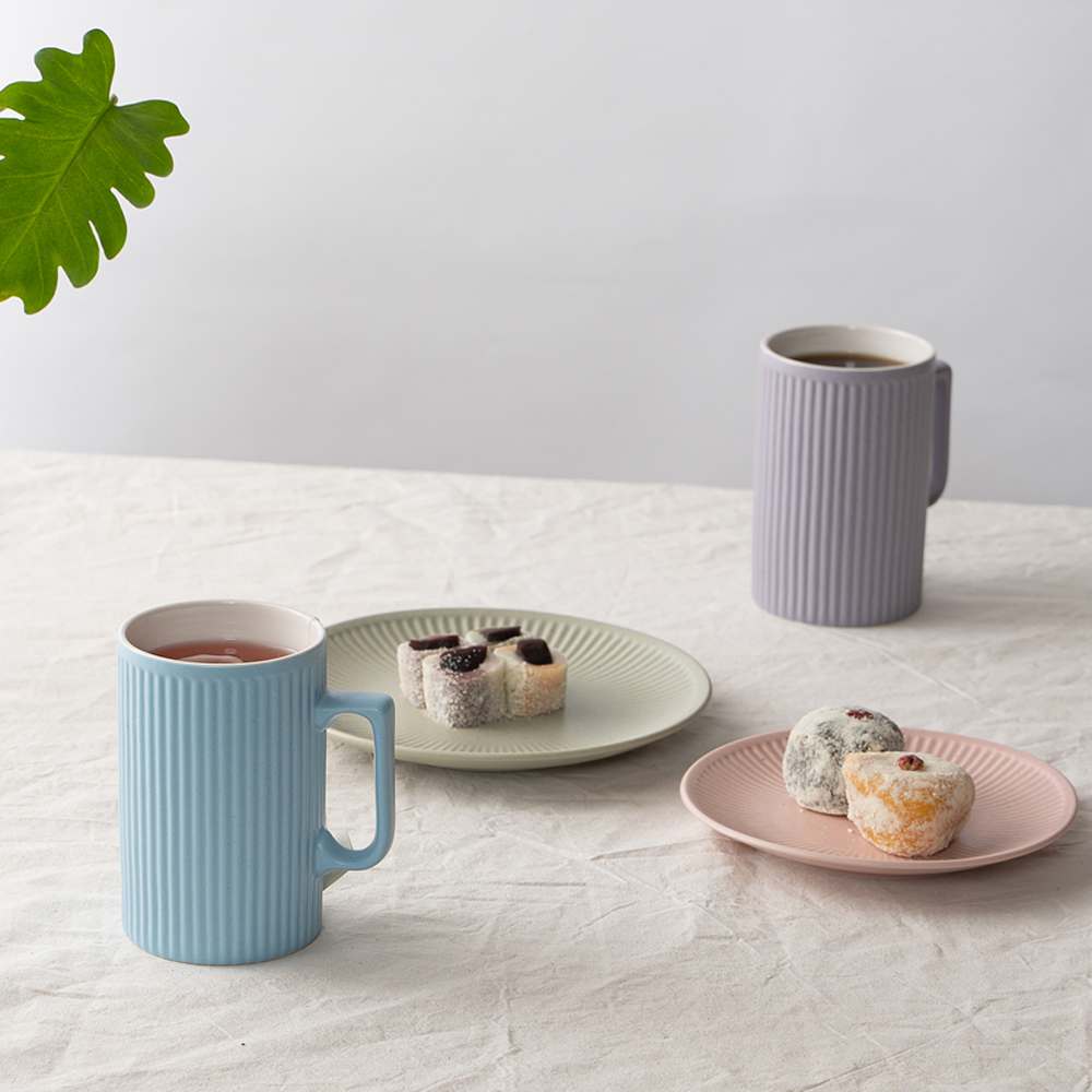 mano 카페마카롱 머그잔 예쁜머그컵 450ml [국내직접생산] 집들이선물