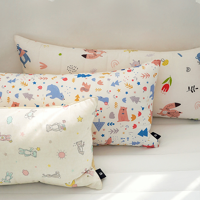 보들보들 먼지없는 모달 100% 밀크 유아 베개커버 30X70 - 상세 이미지 2