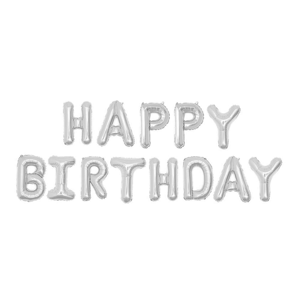 해피벌스데이 생일 파티 레터링 풍선 1+1 - 상세 이미지 3