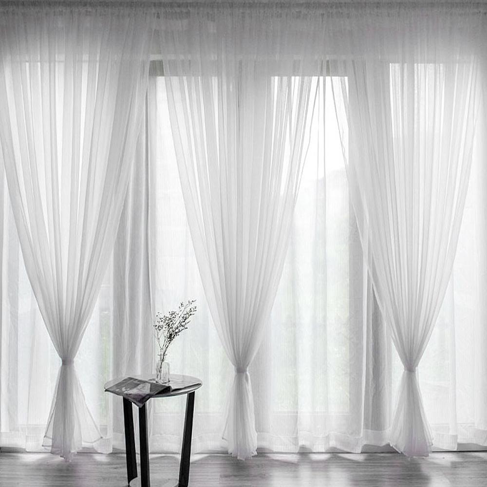 아파트거실커텐 침실커튼 쉬폰 감성커튼