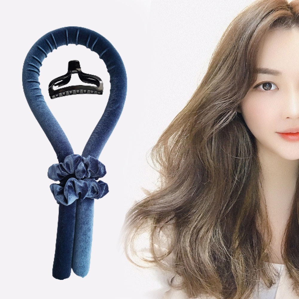튜브컬 벨벳 틱톡헤어롤 여자 뿌리볼륨펌 집게 그루프 셀프파마 이미지 8