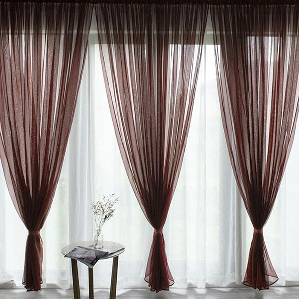 아파트거실커텐 침실커튼 쉬폰 감성커튼