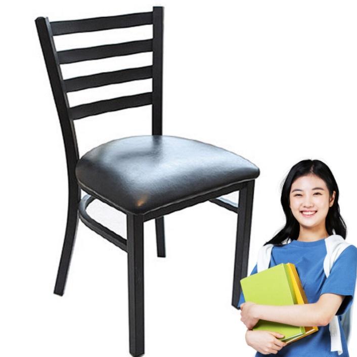 고정 의자 고정형 학생 의자 중학생 고등 고학년 의자 - 상품 이미지