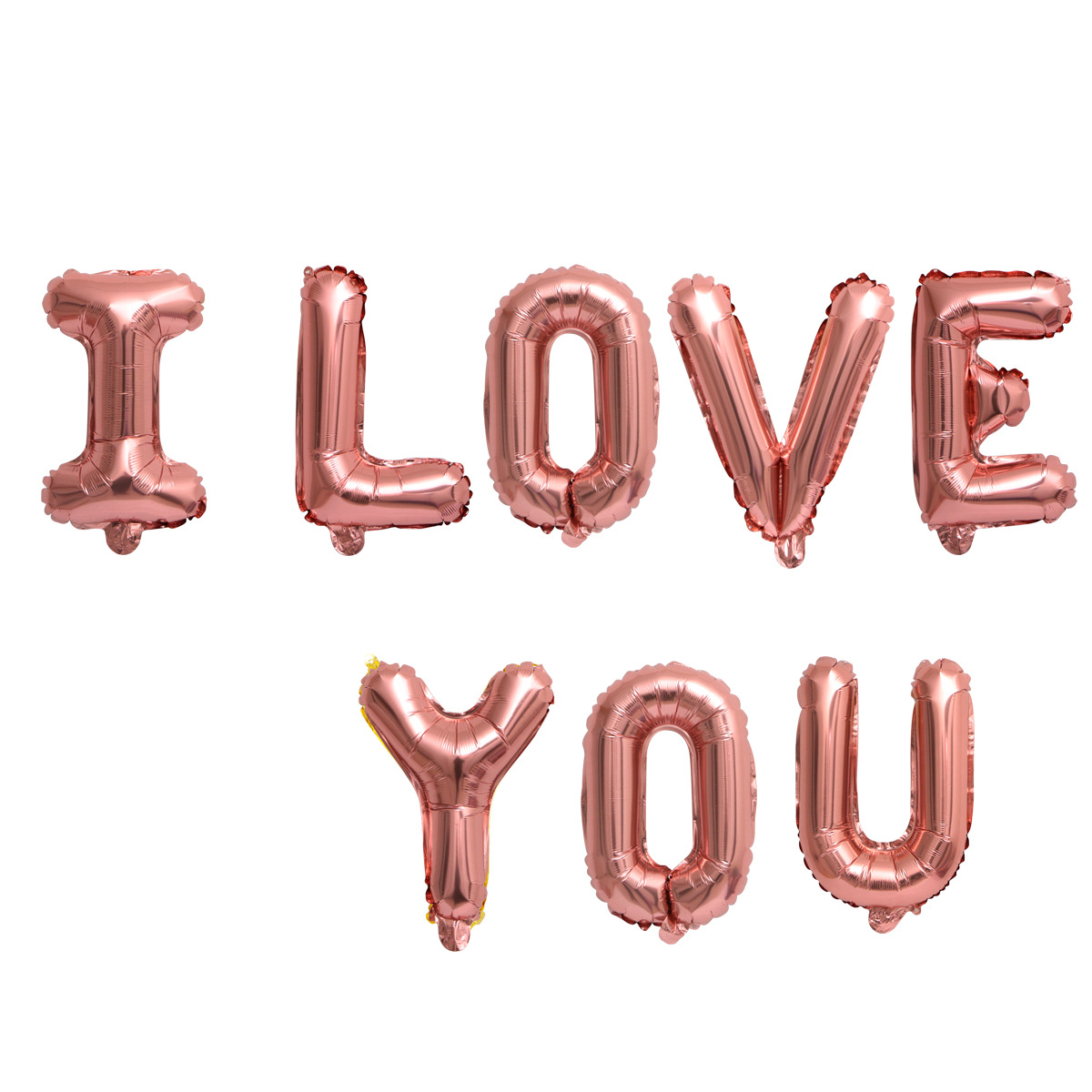 ILOVEYOU 아이러브유 파티 레터링 풍선 1+1 - 상품 이미지