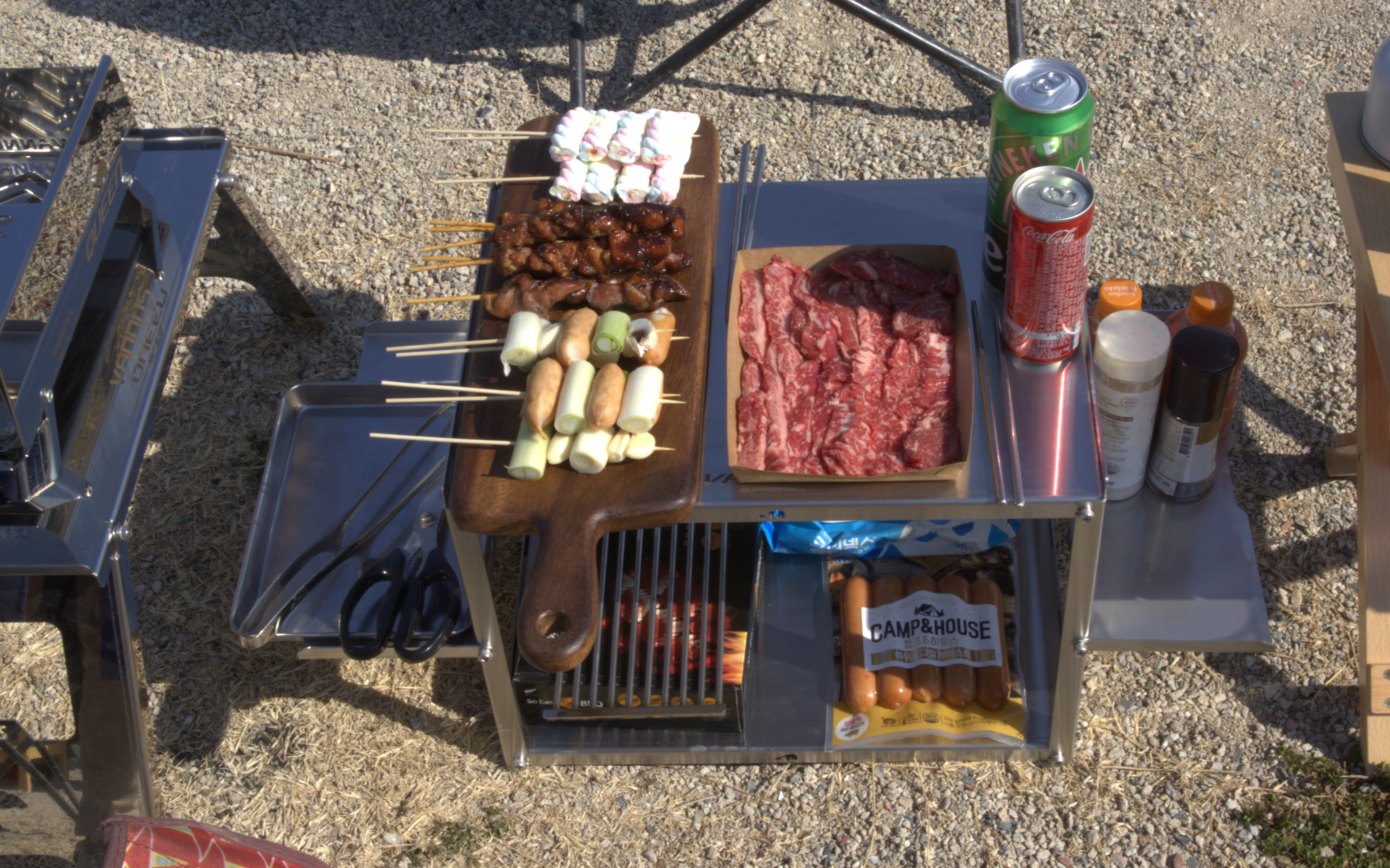 SUPPORTBLE CAMP / 다용도 테이블 캠핑 테이블 스텐 테이블