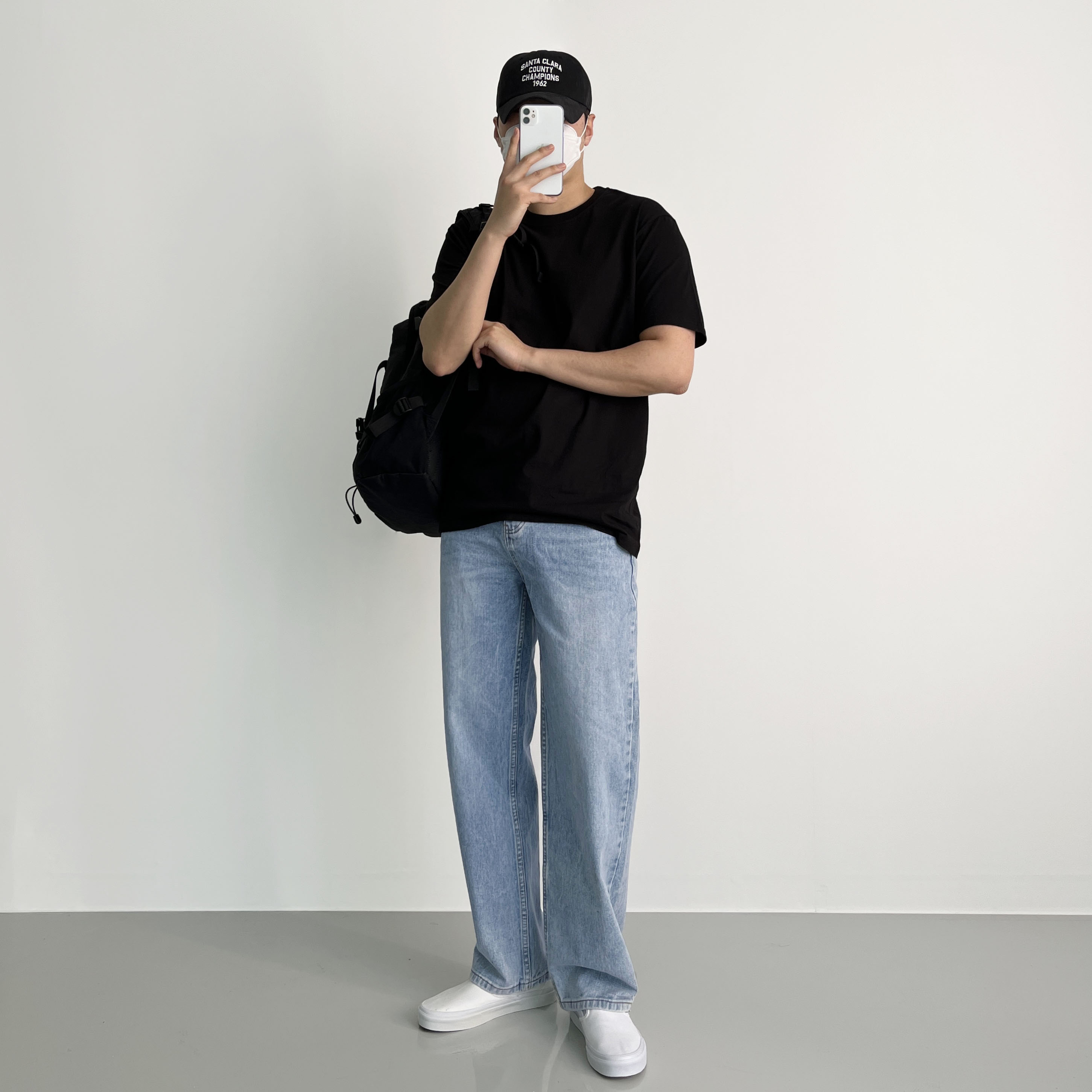 1+1 목안늘어나는반팔 20수반팔티 레이어드 남자흰티 이미지 3