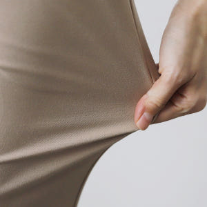 슬림핏 하이웨스트 스판 세미 부츠컷 여성슬랙스 밴딩바지 키작녀 정장팬츠 ... 착용 후기 | 사이즈/핏 총정리 - 상품 이미지 4