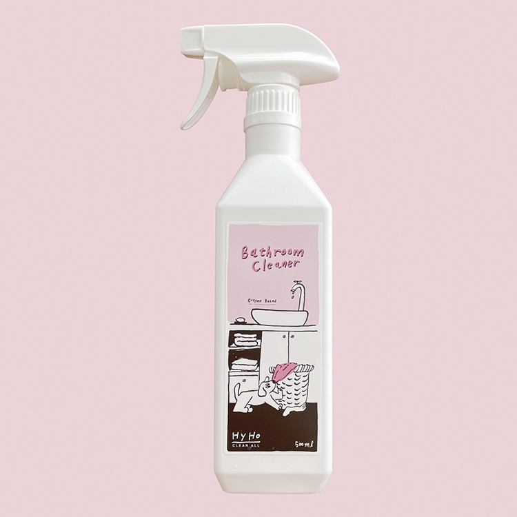 하이호 배쓰룸클리너 500ml+500ml, 욕실세정제, 효소세정제, 무향 살균 욕실청소 - 상세 이미지 4