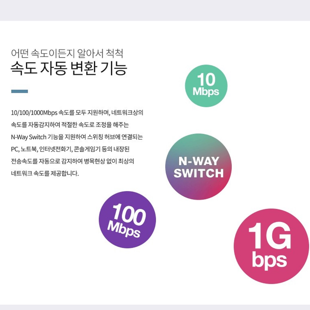 24포트 허브 랜선 허브 사무실 인터넷 허브 이더넷 스위치 - 상세 이미지 4