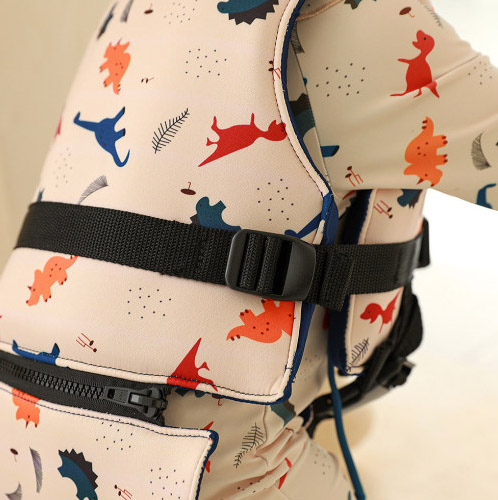 유아 아기 네오플랜 수영조끼 아동 부력보조복 후두부 보호 토끼 조끼