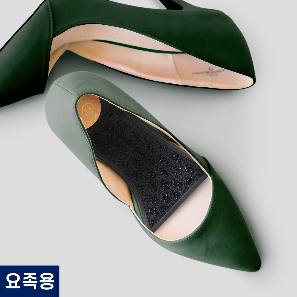 [특허] 워킹마스터 기능성 깔창 요족 아치 자세교정 짤창 오다리 여성 하이힐 깔창 구두 - 상품 이미지