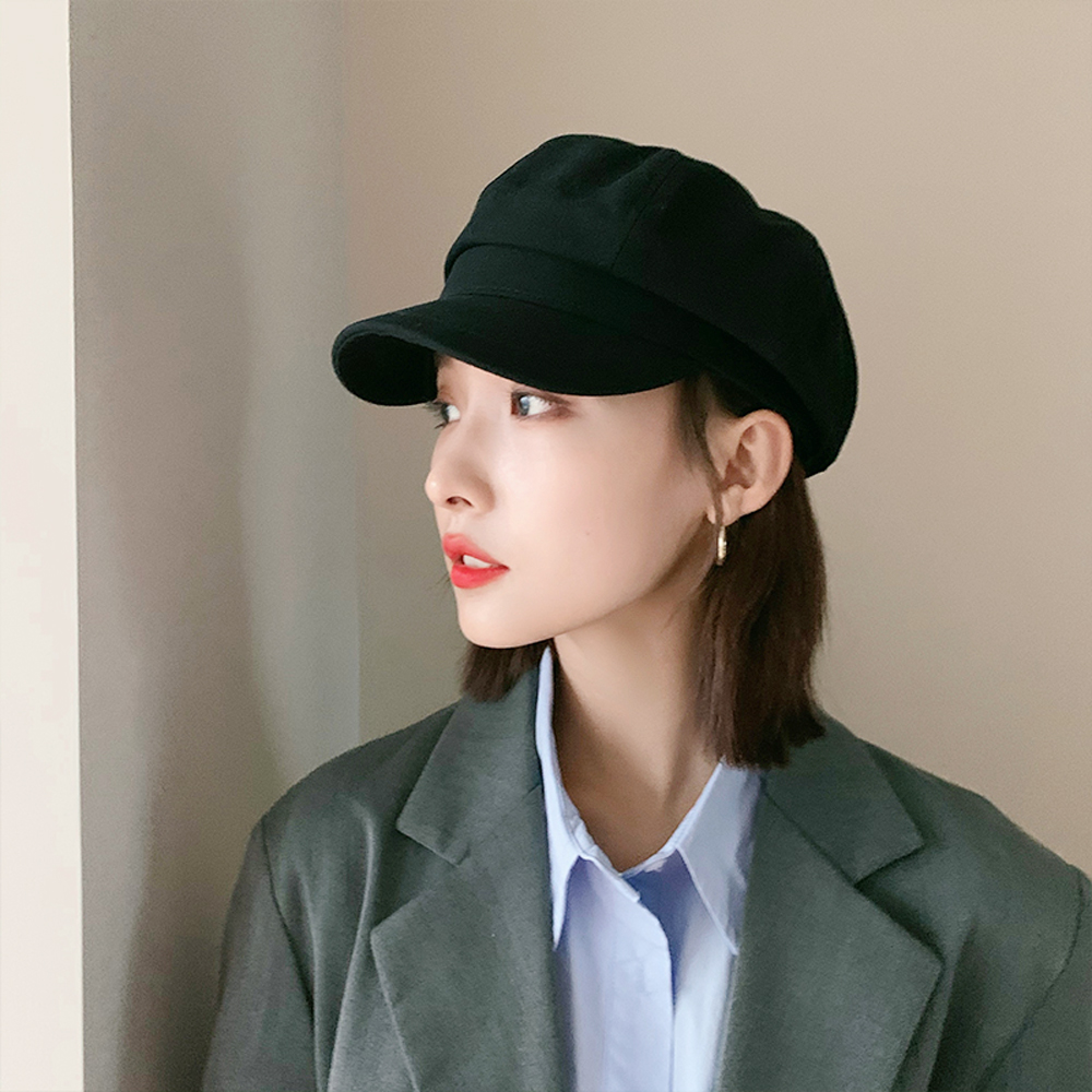 여성 빵모자 팔각모 뉴스보이캡 헌팅캡 모자 이미지 6