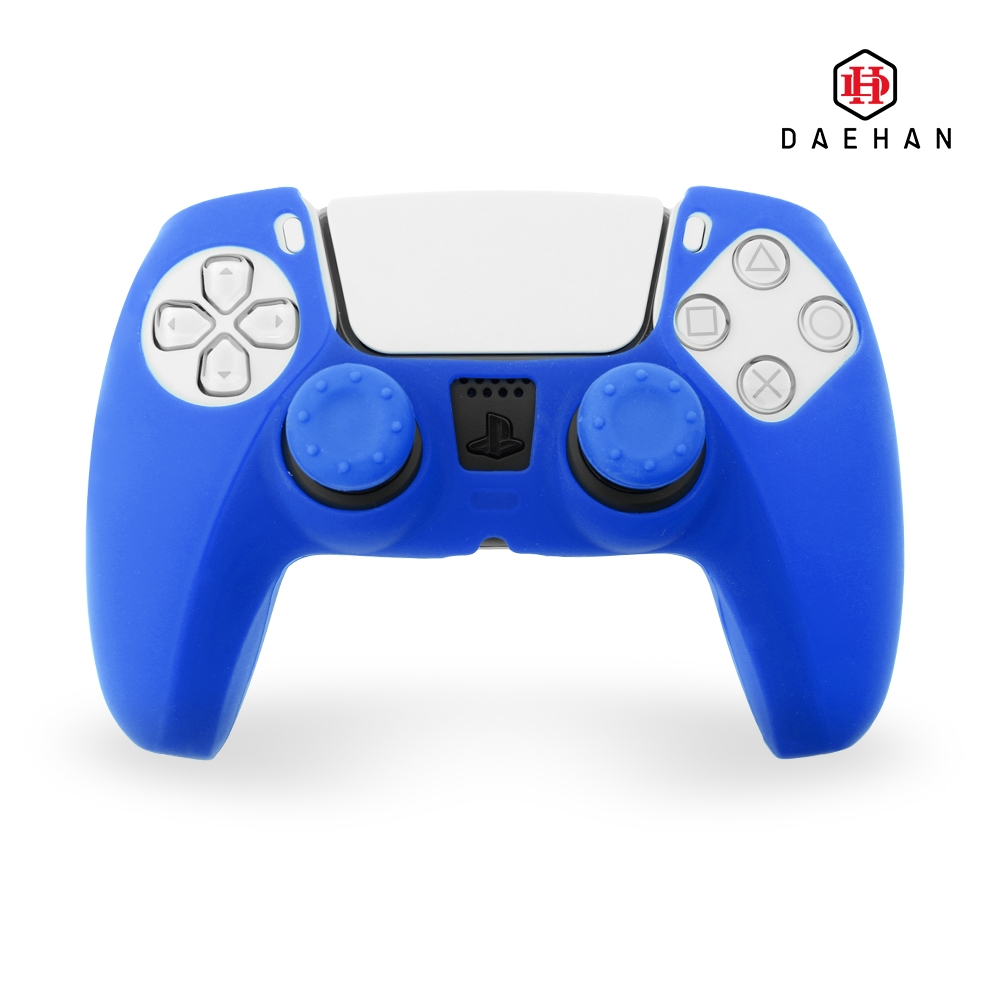 ps 5 플스 플레이스테이션 듀얼센스 컨트롤러 실리콘 케이스 블루 (케이스+스틱커버) PS-003