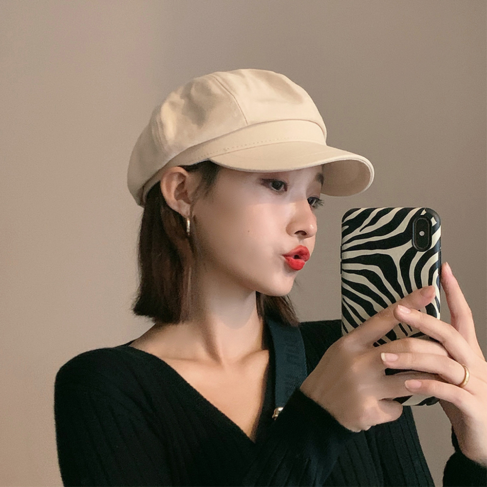 여성 빵모자 팔각모 뉴스보이캡 헌팅캡 모자 이미지 8