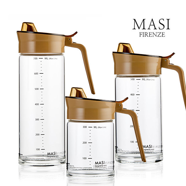 MASI 원터치 오일병 300ml 내열유리 드레싱 소스병 - 상세 이미지 4