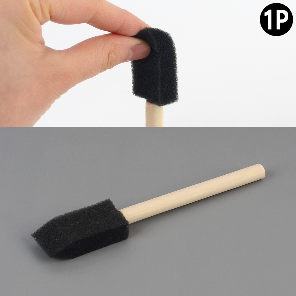 스펀지붓 폼브러쉬 리폼브러쉬 페인트붓 2.5cm - 상세 이미지 4