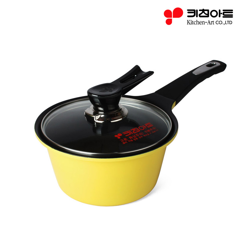 키친아트 줄리엣 통주물 편수냄비 세라믹코팅 18cm - 메인 이미지