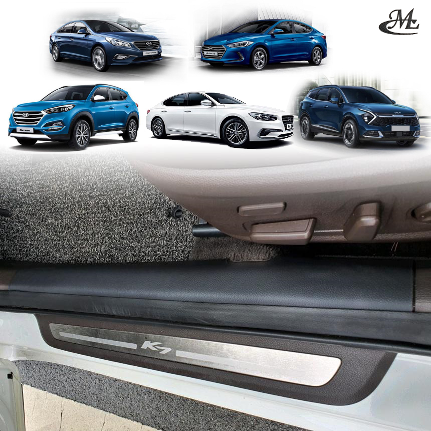 MLC 자동차 기스 스크래치 방지 도어스텝 가죽 커버