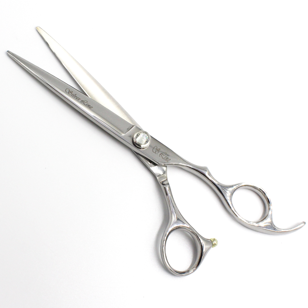 ACS700 실버라인펫 강아지 미용 민가위 7인치 가벼운 슬림 그립감 저소음 애견 미용가위 이미지 4