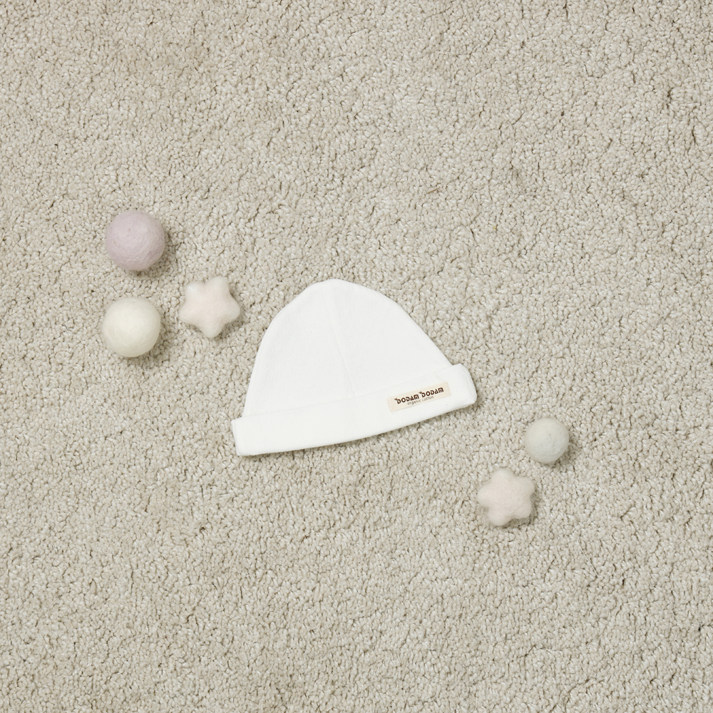 도담도담 오가닉 코튼 무형광 100% 신생아 출산 준비 9종 선물 종합 세트 (화이트)