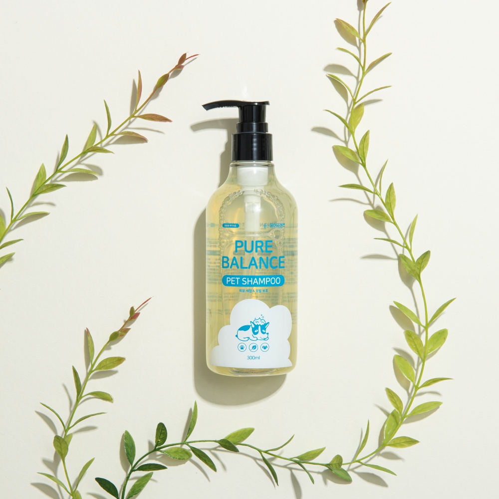 퓨어프렌즈 저자극 강아지샴푸 300ml 개비린내 올인원린스비누 얼굴발세정제 고양이겸용
