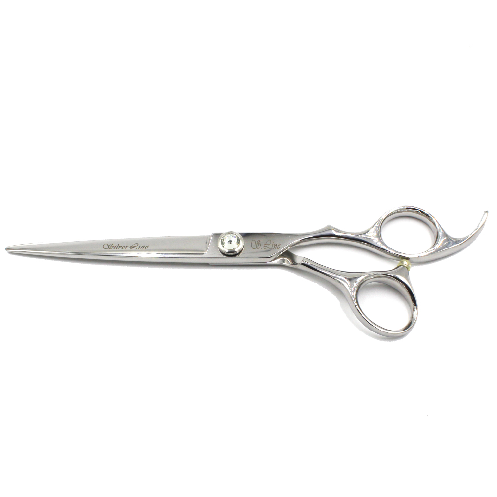 ACS700 실버라인펫 강아지 미용 민가위 7인치 가벼운 슬림 그립감 저소음 애견 미용가위 이미지 2