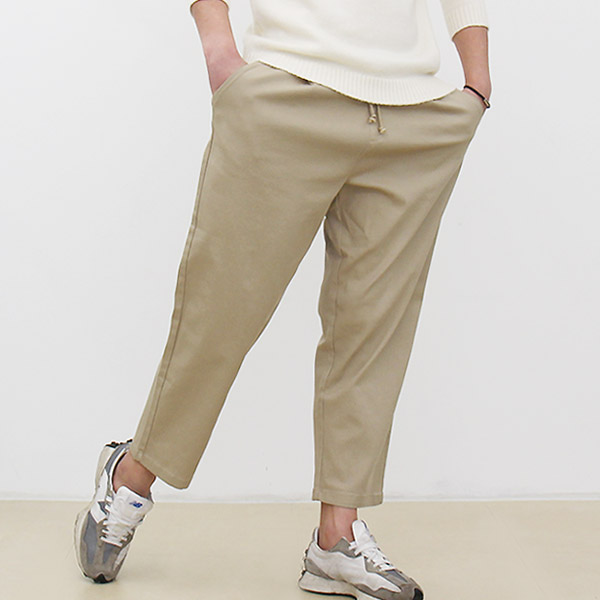 남자벌룬팬츠 항아리바지 9부 통큰 면바지 - 상세 이미지 2