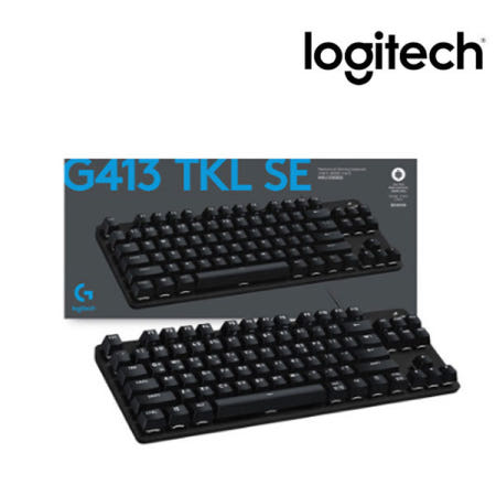 로지텍코리아 G413 TKL SE 기계식 게이밍 키보드 택타일 갈축