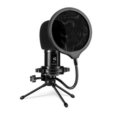 코시 MK2092UB 개인방송 USB 마이크 팝필터 윈드스크린 쇼크마운트