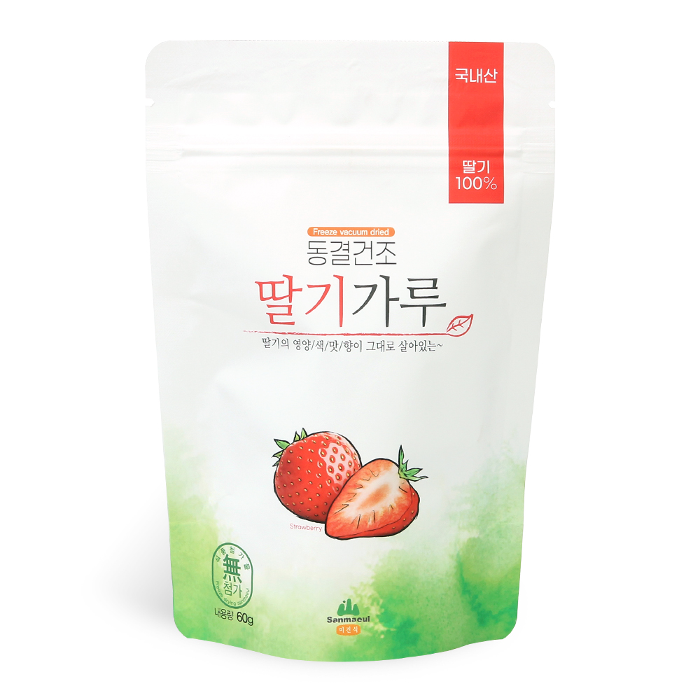 동결건조 딸기가루 분말(60g) 국내산 - 메인 이미지