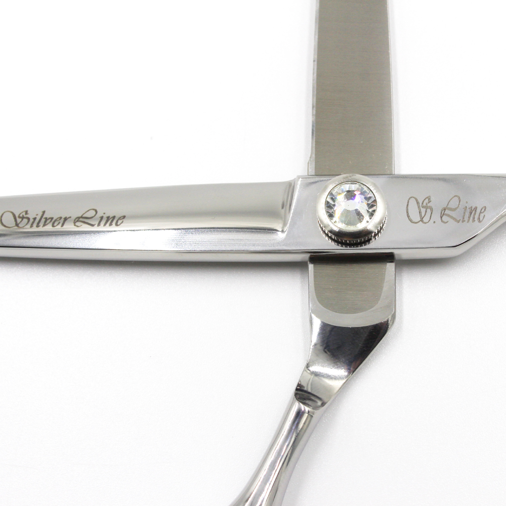 ACS700 실버라인펫 강아지 미용 민가위 7인치 가벼운 슬림 그립감 저소음 애견 미용가위 이미지 3