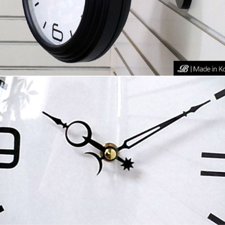 다크 브라운 럭셔리 벽시계 벽걸이 양면 시계 건전지 명품 고급형 무소음 무브먼트 레트로