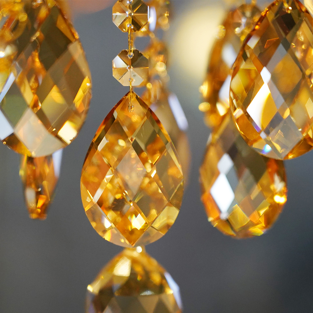 샹들리에 조명 샹드리에 대형 거실 크리스탈 샹제리제 6등 골드