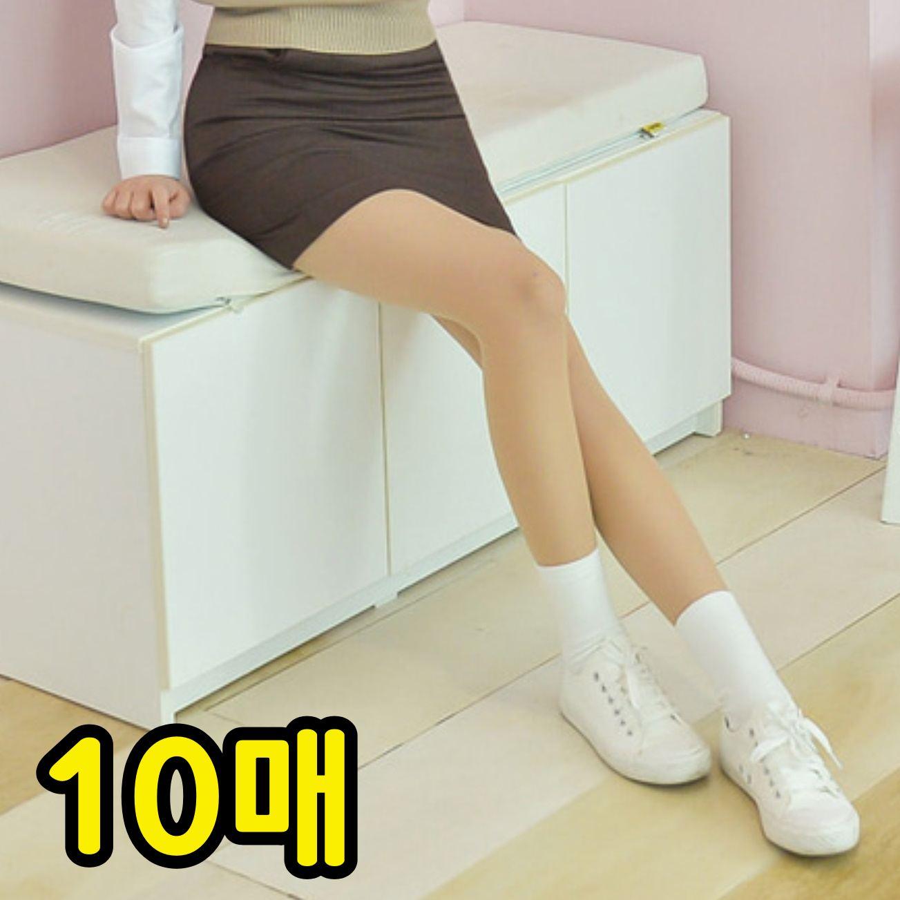 키작녀 살구색 스타킹 중학생 스타킹 중학교 여학생 요즘 애들 스타킹 - 상품 이미지