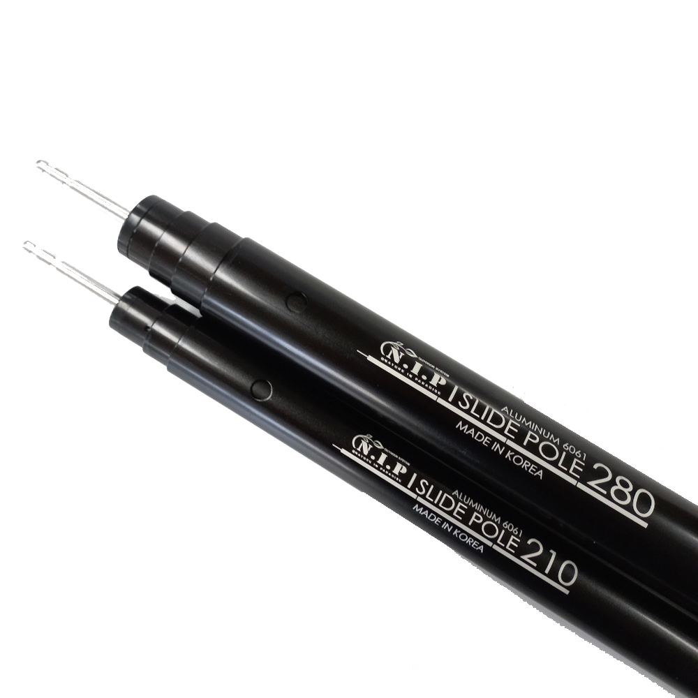 N.I.P 슬라이드폴대 타프 슬라이딩 세트 가변 사이드폴 210 1줄