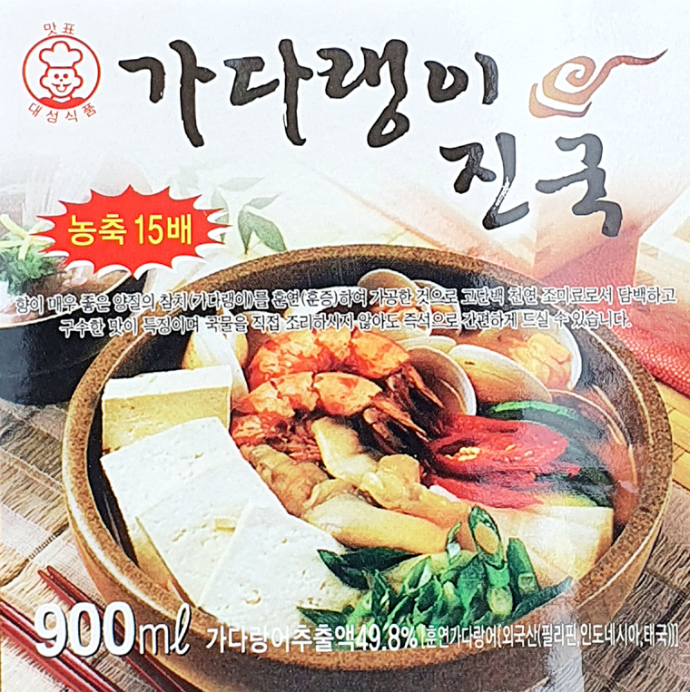 대성식품 가다랭이진국 900ml 우동 가쓰오 진국 육수 장국 : 식자재프로