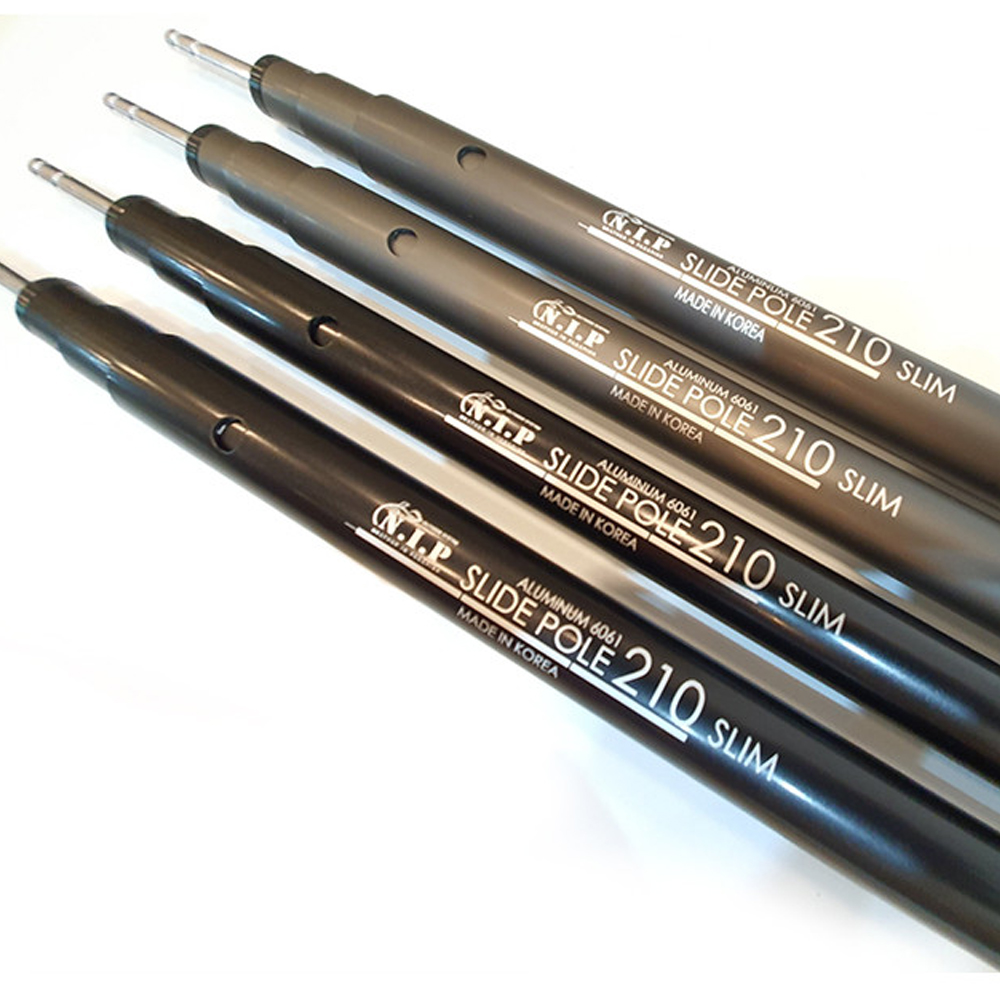 N.I.P 슬라이드폴대 타프 슬라이딩 세트 가변 사이드폴 210 1줄