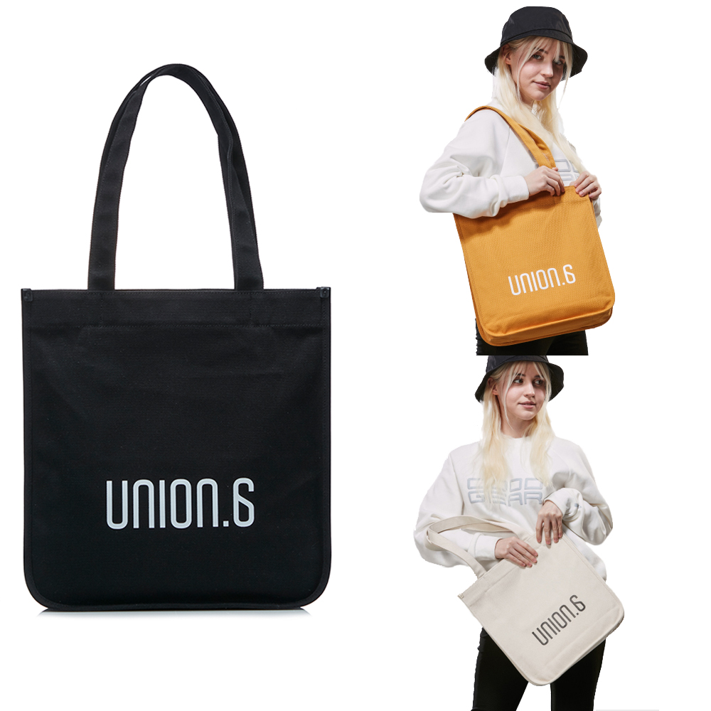유니온6 에코백 대학생 쇼퍼백 크로스백 코튼 제니파이브 - 상품 이미지