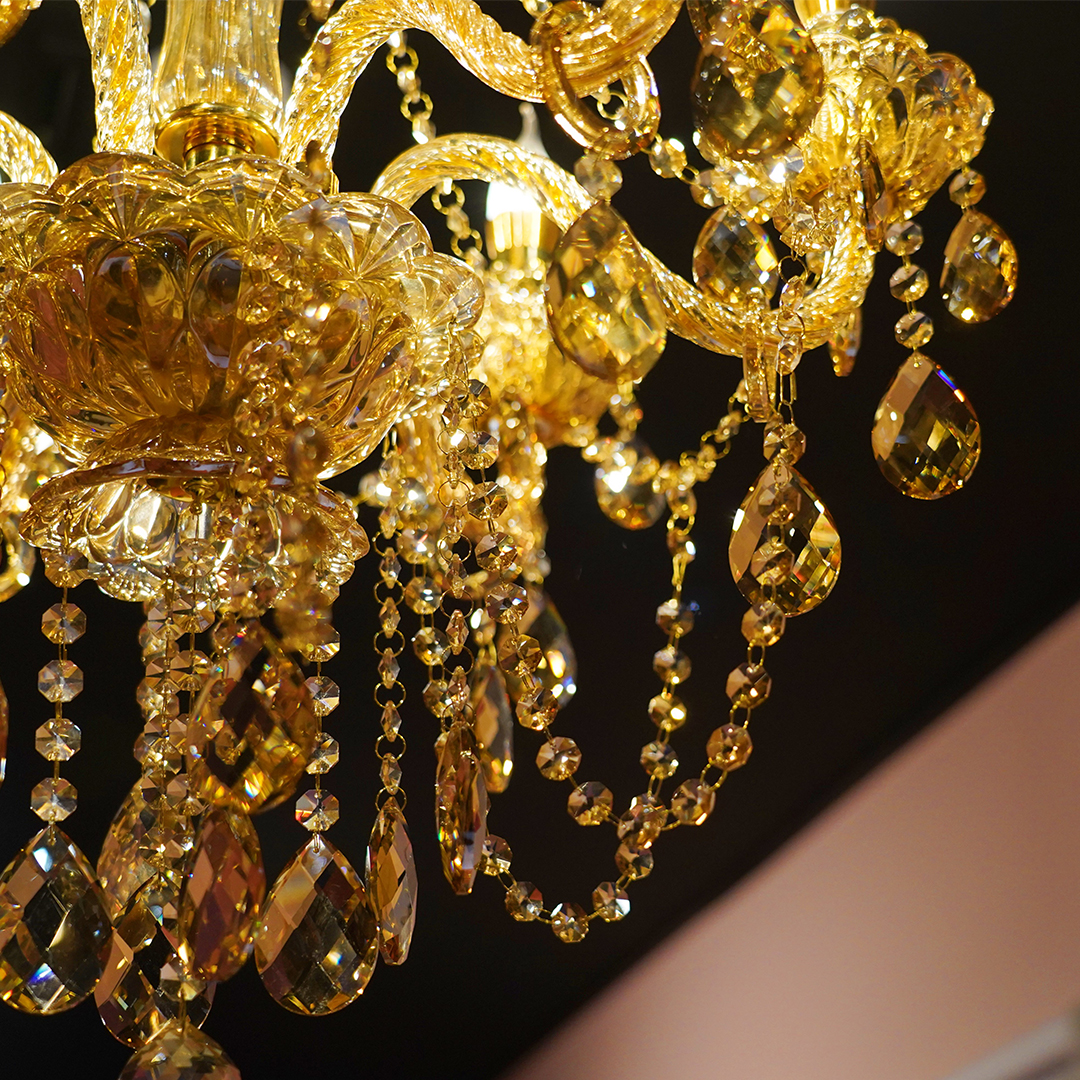 샹들리에 조명 샹드리에 대형 거실 크리스탈 샹제리제 6등 골드