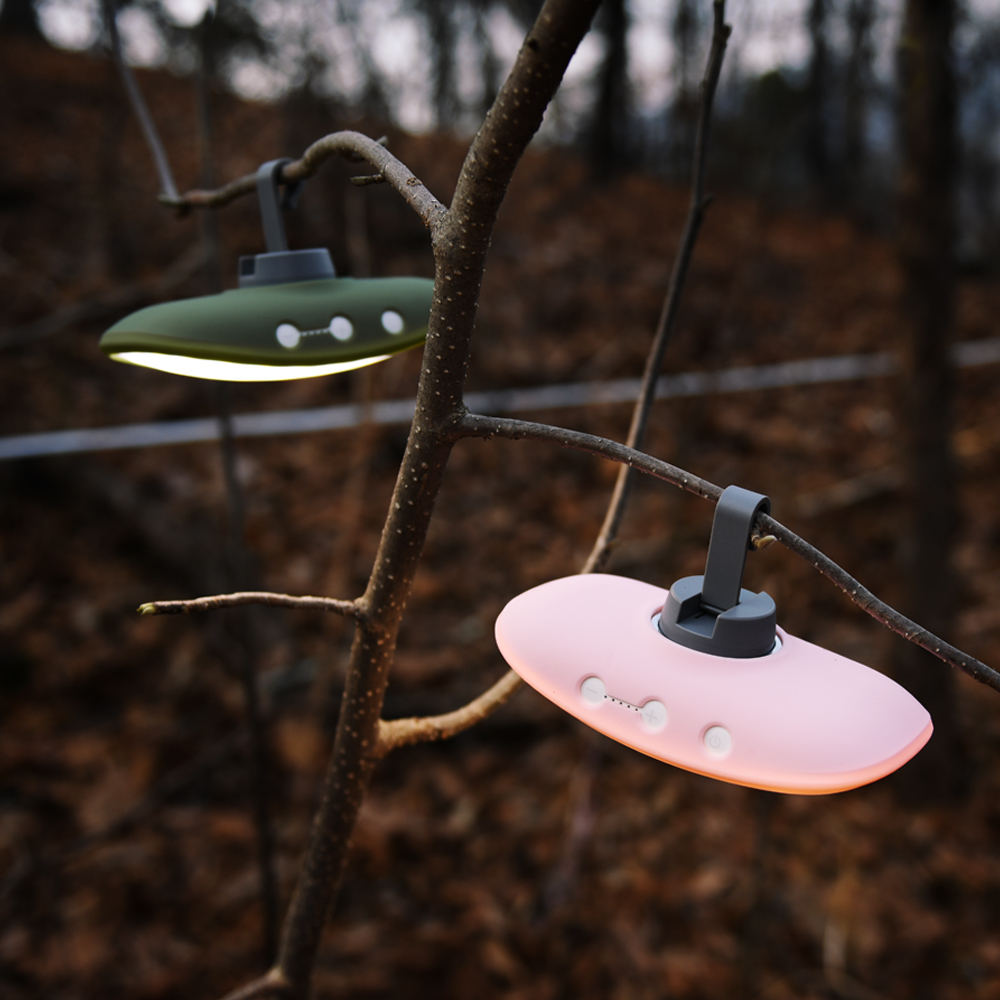 몬스터라이트 실리콘케이스 커브드 전용 무선리모컨 LED캠핑랜턴 감성캠핑 캠핑조명