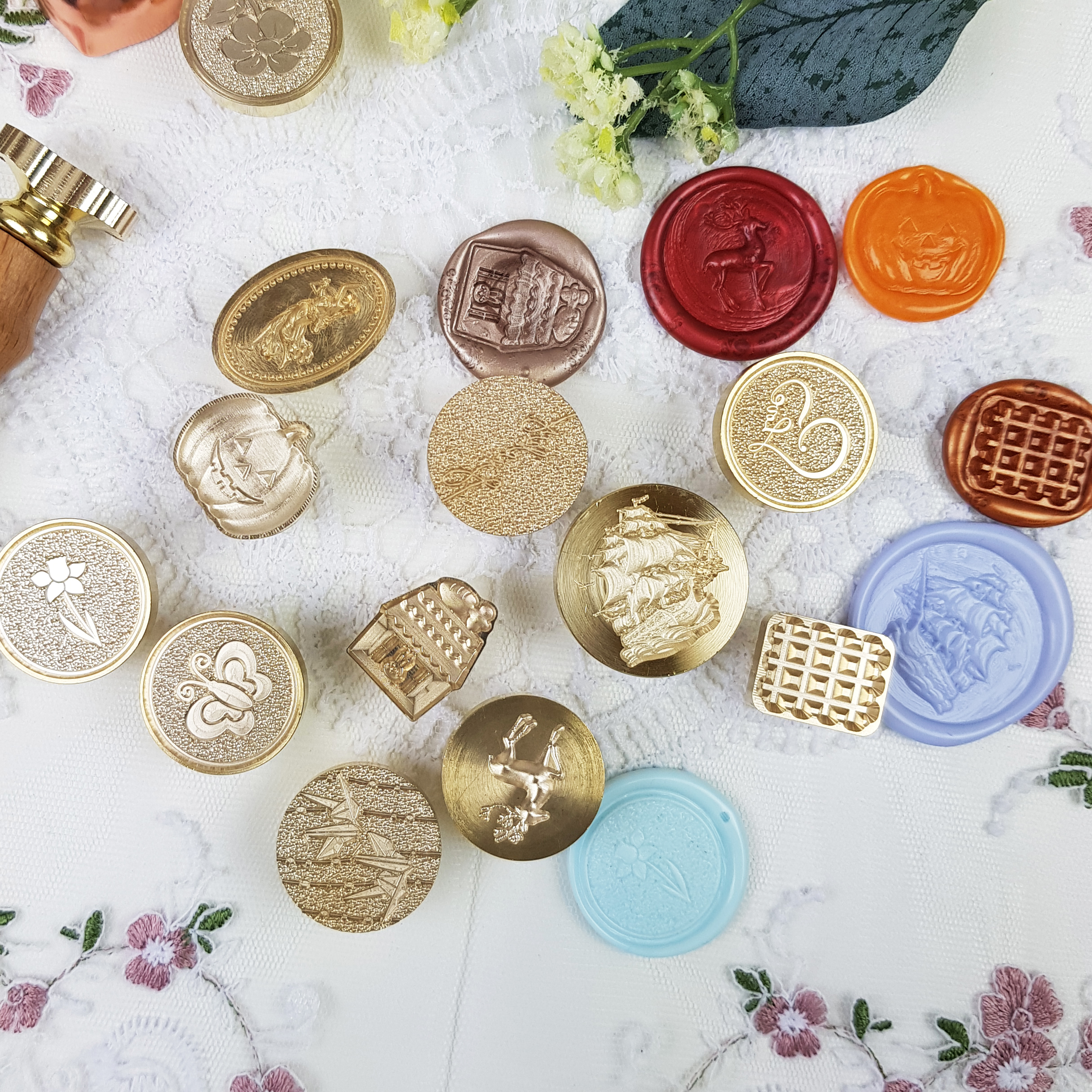 [프리미엄 인장] 실링왁스 스탬프 3D 헤드 씰링왁스 굿즈 프리미엄 시리즈 4 물병자리 이미지 3