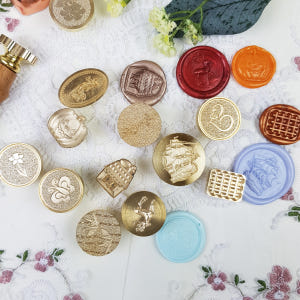 [프리미엄 인장] 실링왁스 스탬프 3D 헤드 씰링왁스 굿즈 프리미엄 시리... 실사용 후기 | 효과 있을까? - 상품 이미지 3